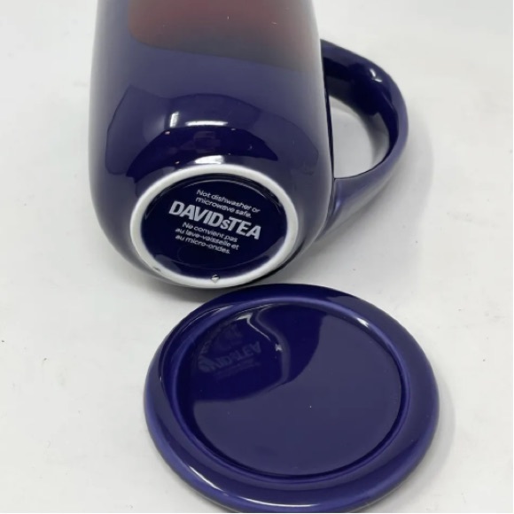 David’s Tea Nordic Mug - Miami Sun Palm Trees - Purple - Picture 5 of 7